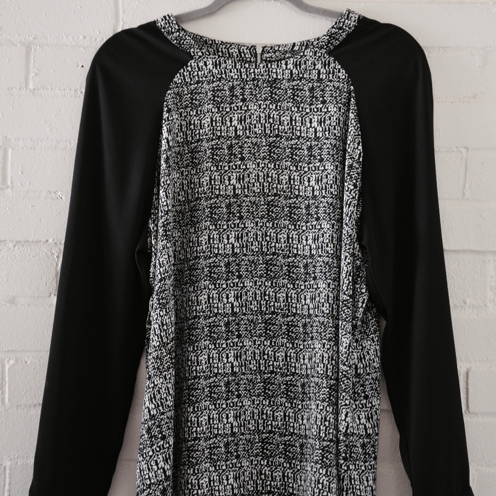 Violet&Claire Long Sleeve Pattern Blouse Tunic XL